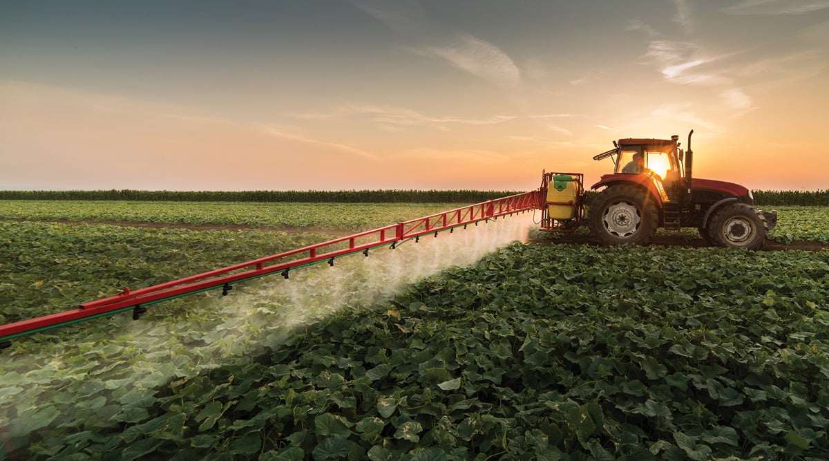 Tractor and Farm Crops