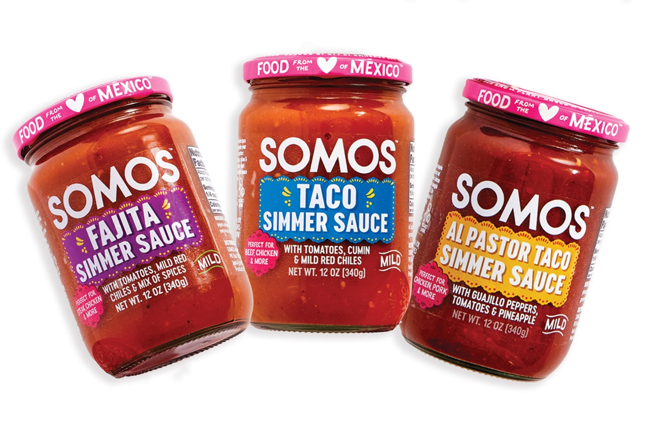 SOMOS new line of Taco, Fajita, and Al Pastor Taco Simmer Sauces