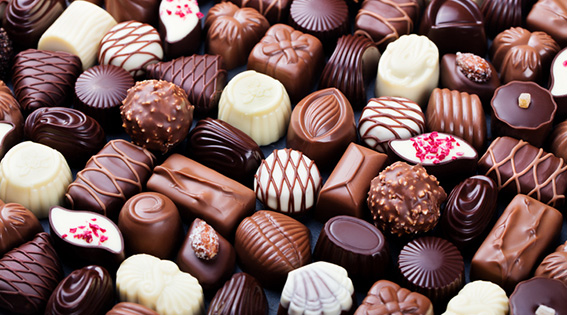 Delicious chocolates